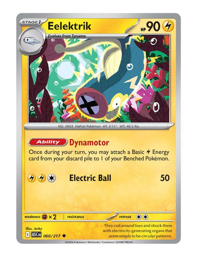 Eelektrik #060/217 Reverse Holo - Ascended Heroes