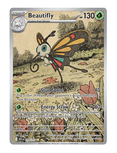 Beautifly #219/217 - Ascended Heroes