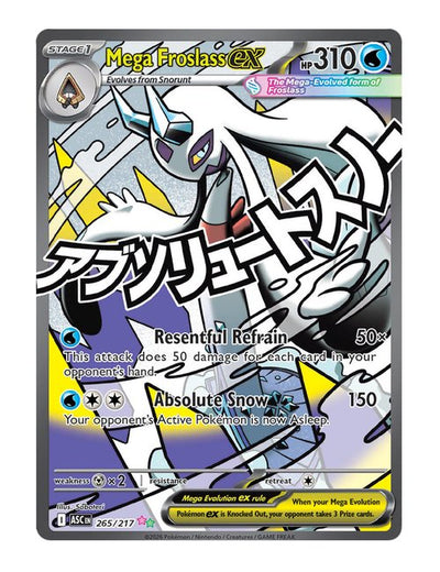 Mega Froslass ex #265/217 - Ascended Heroes