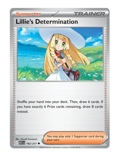 Lillie's Determination #192/217 - Ascended Heroes