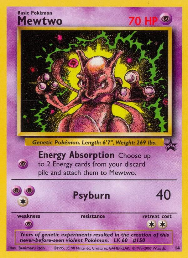 Müzayede: Mewtwo 14 WOTC Promo