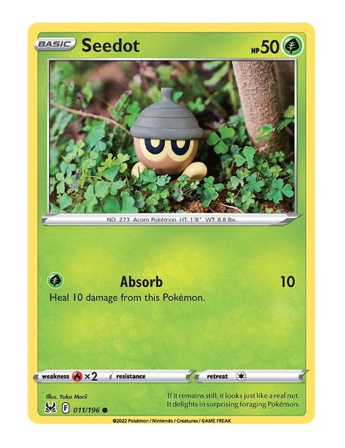 Seedot #11/196 Reverse Holo - Lost Origin