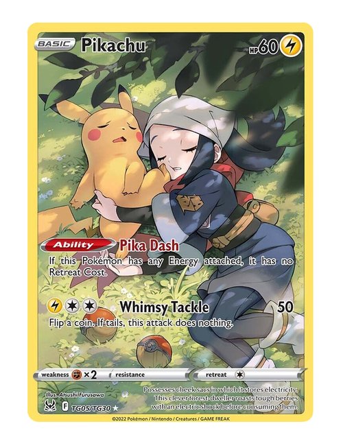 Pikachu #TG5 #TG5/030 - Lost Origin Trainer Gallery