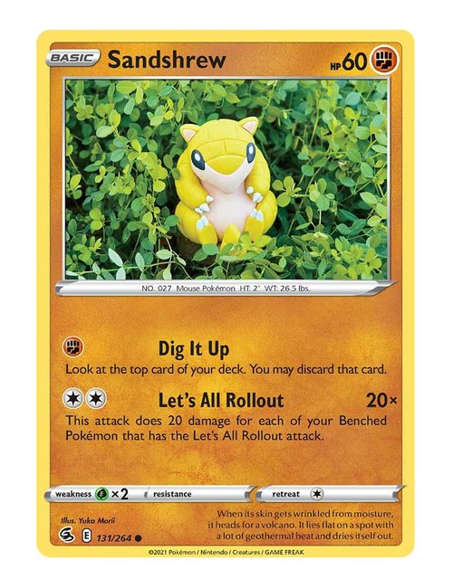 Sandshrew #131/264 Reverse Holo - Fusion Strike