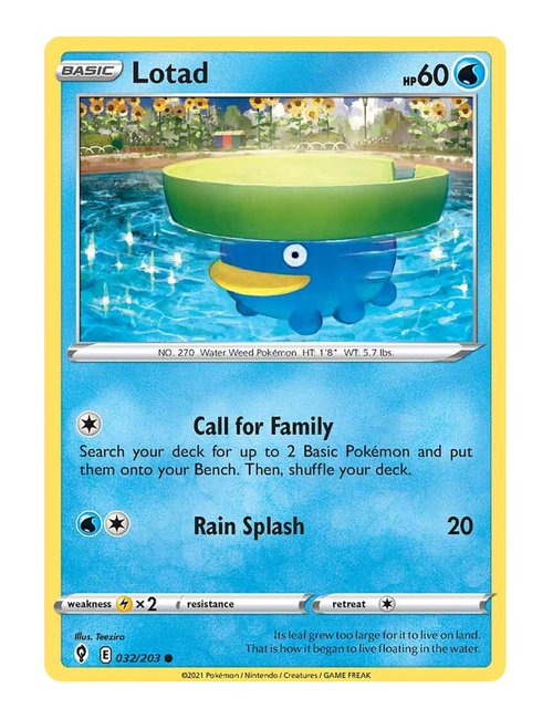 Lotad #032/203 - Evolving Skies