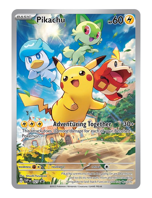 Pikachu [Paldea] #27 - Promo