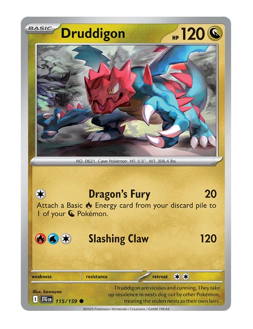 Druddigon #115/159 Reverse Holo - Journey Together