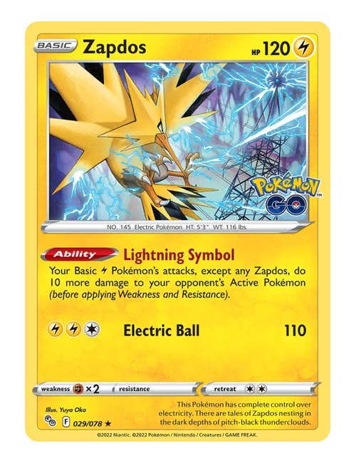 Zapdos #29/083 - Generations