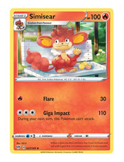 Simisear #027/189 Reverse Holo - Darkness Ablaze