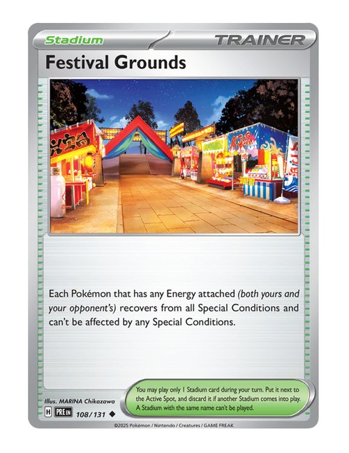 Festival Grounds #108/181 Reverse Holo - Prismatic Evolutions