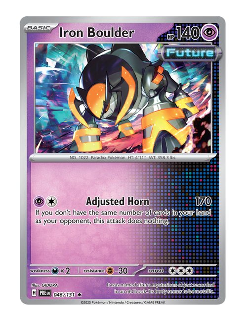 Iron Boulder #046/181 Holo - Prismatic Evolutions