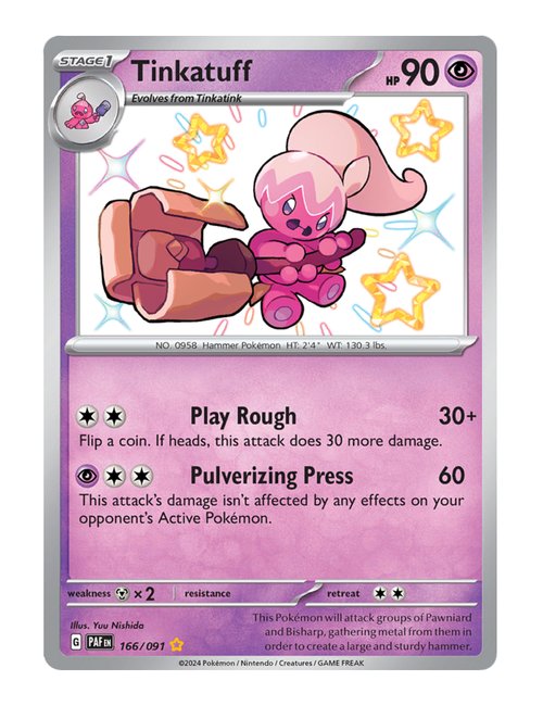 Tinkatuff #166/091 - Paldean Fates