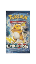 XY Evolutions Booster Pack - Raichu Art