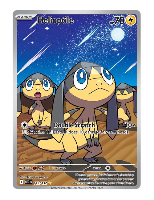 Helioptile #143/132 - Mega Evolution