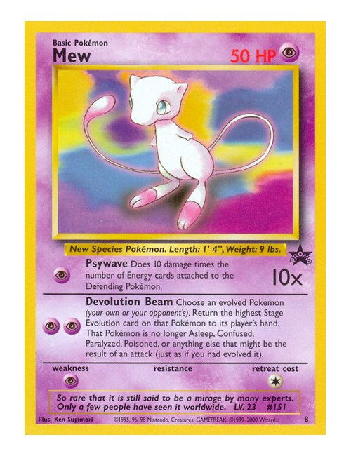 Mew #8 - Black Star Promo