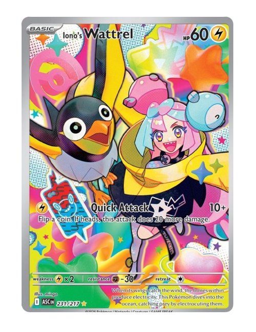 Iono's Wattrel #231/217 - Ascended Heroes