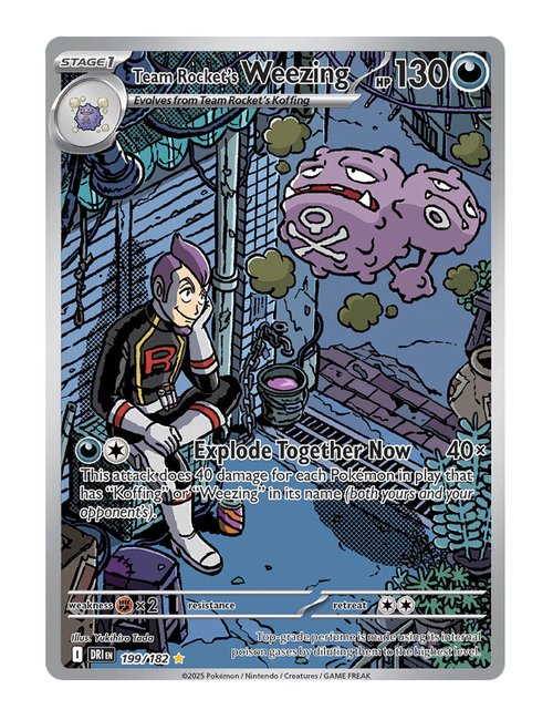 Team Rocket's Weezing #199/182 - Destined Rivals