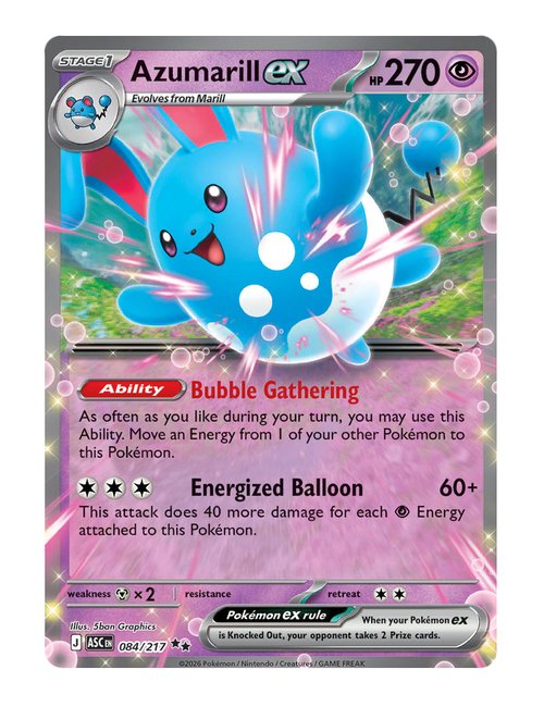 Azumarill ex #084/217 - Ascended Heroes