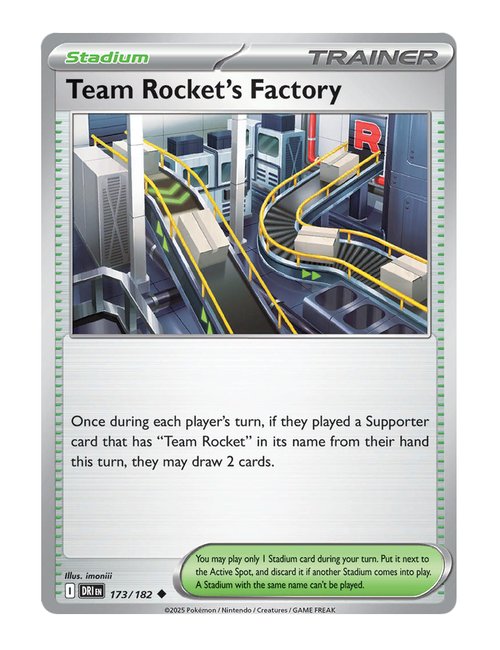 Team Rocket's Factory #173/182 - Destined Rivals