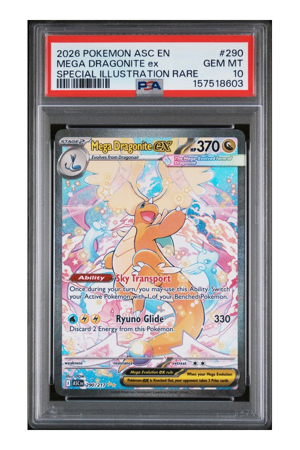 Mega Dragonite ex #290/217 - Ascended Heroes (PSA 10)