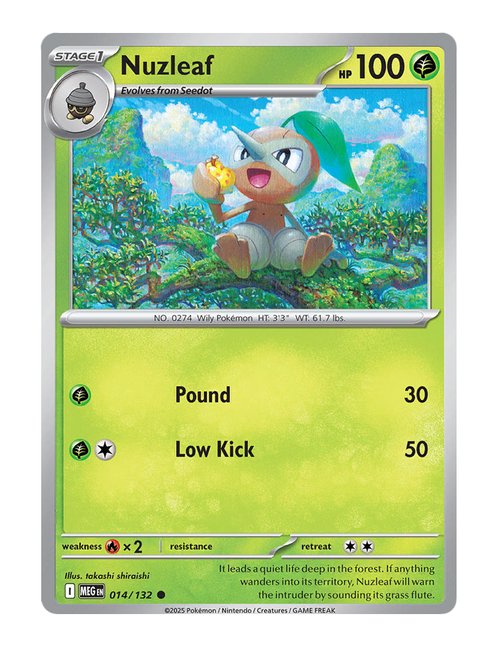 Nuzleaf #014/175 - Mega Evolution