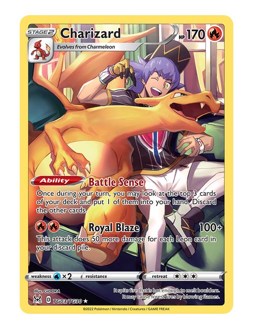 Charizard #TG03/196 - Lost Origin