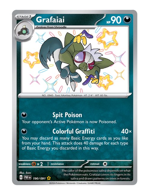 Grafaiai #190/091 - Paldean Fates