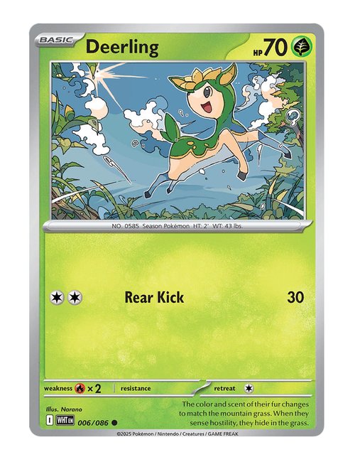 Deerling #6/130 - White Flare
