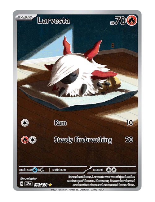 Larvesta #196/191 - Surging Sparks