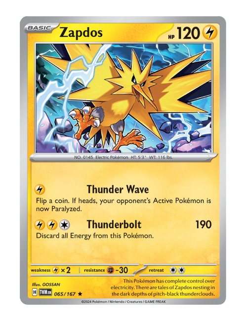 Zapdos #065/167 - Twilight Masquerade