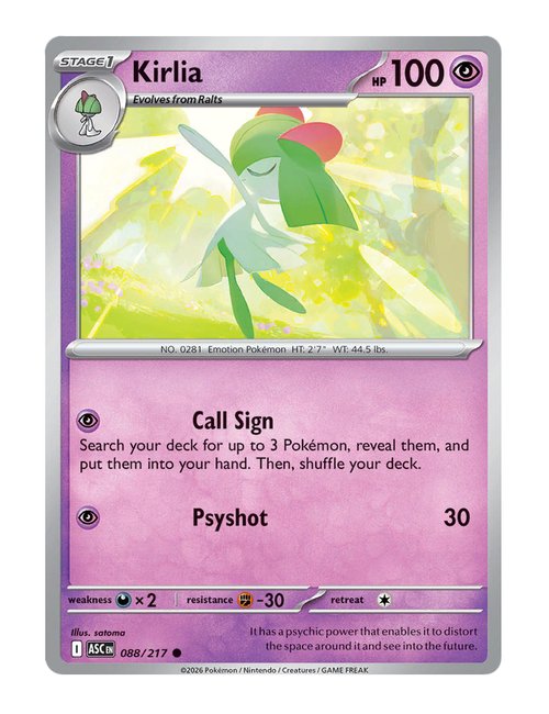 Kirlia #088/217 - Ascended Heroes