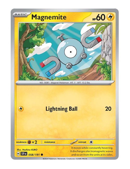 Magnemite #58/191 - Surging Sparks