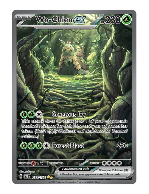 Wo-Chien ex #257/193 - Paldea Evolved