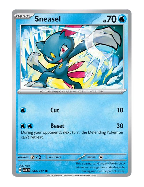 Sneasel #044/217 - Ascended Heroes