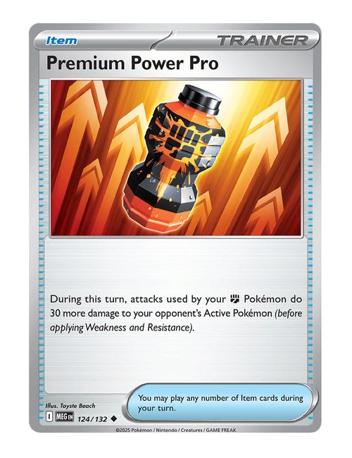 Premium Power Pro #124/175 - Mega Evolution