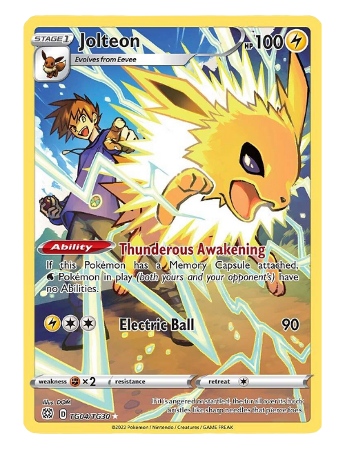 Jolteon  - TG04/TG30 - Brilliant Stars Trainer Gallery