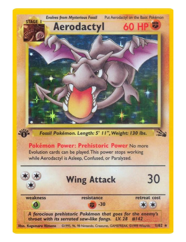 Aerodactyl - 1/62 - Pokemon Fossil