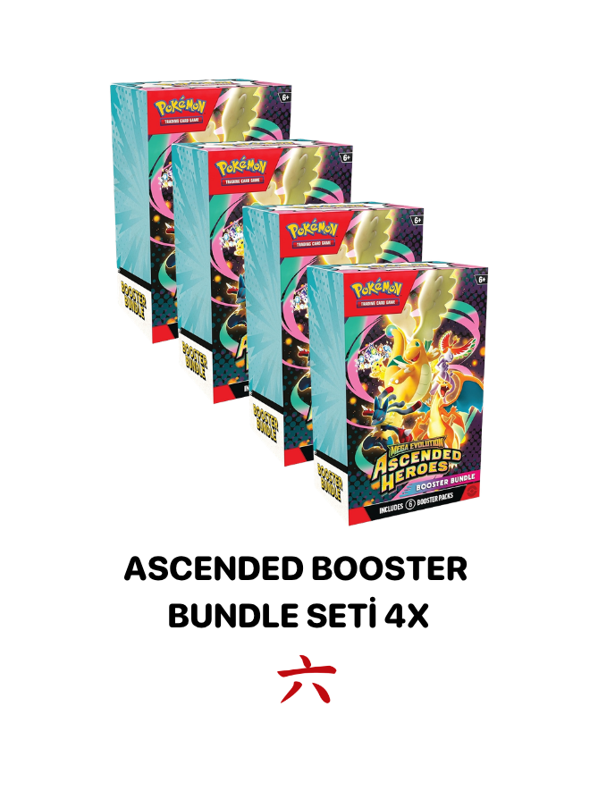 Ascended Heroes Booster Bundle 4 Adet