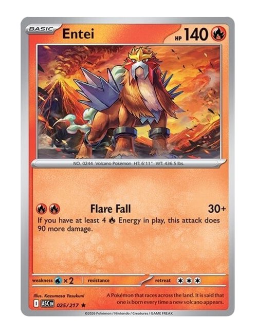 Entei #025/217 - Ascended Heroes