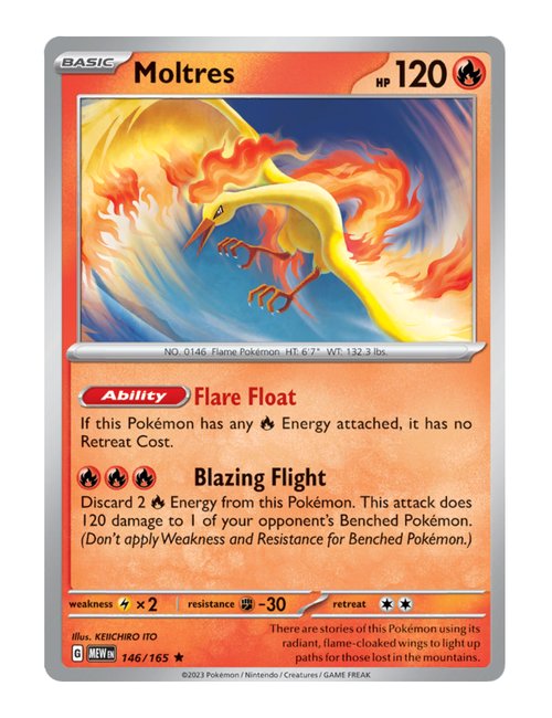 Moltres #146/165 - 151