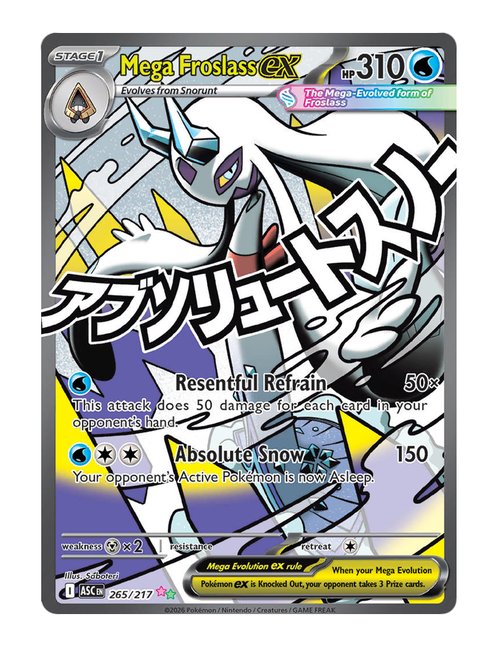 Mega Froslass ex #265/217 - Ascended Heroes