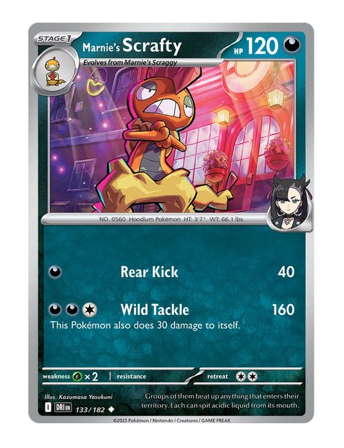 Marnie's Scrafty #133/182 - Destined Rivals
