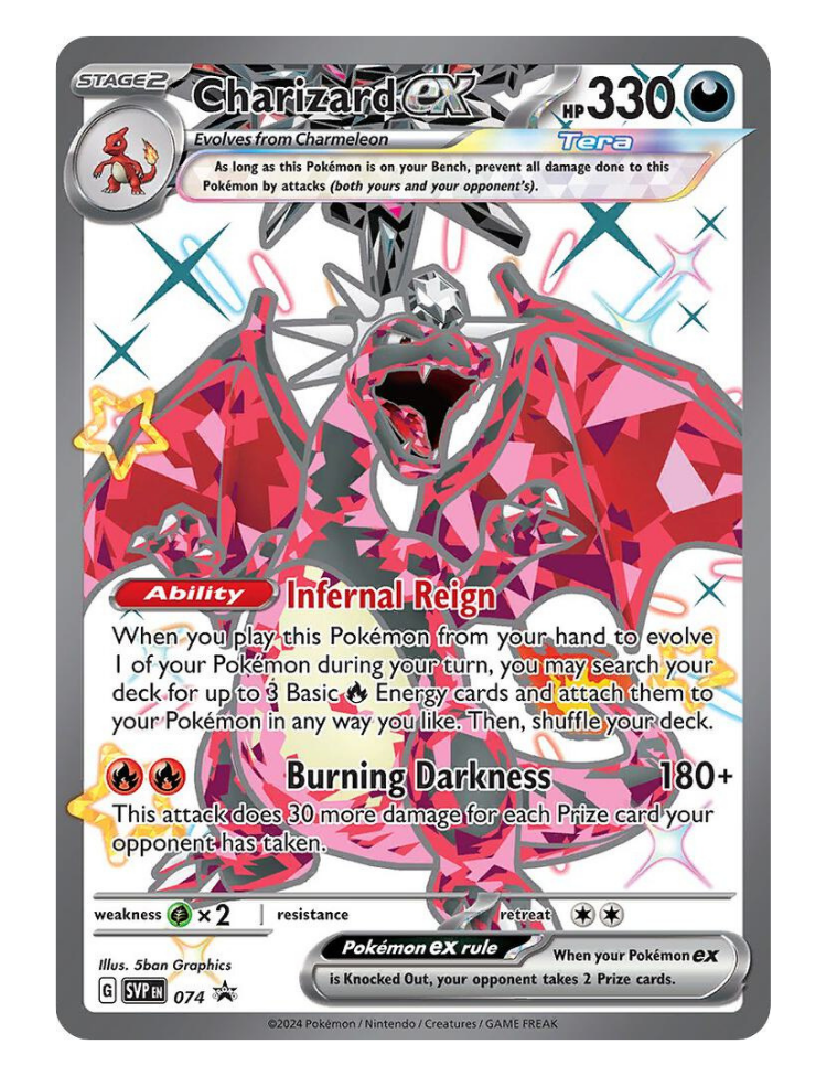 Charizard ex #SV074 - SV Black Star Promos