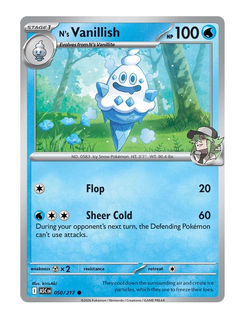 N's Vanillish #050/217 - Ascended Heroes