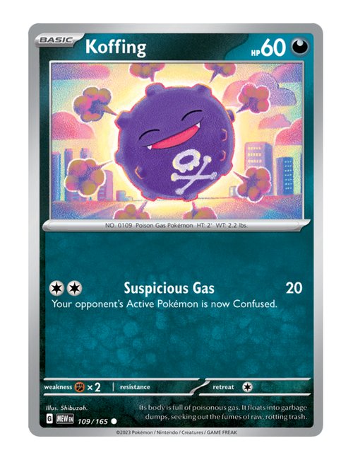 Koffing #109/165 - 151