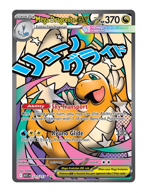 Mega Dragonite ex #271/217 - Ascended Heroes