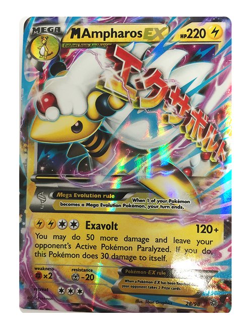 M Ampharos EX #28/098 - Ancient Origins