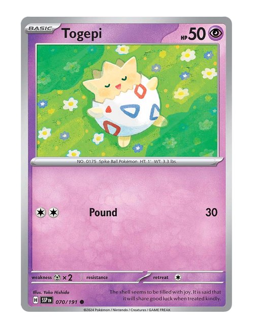 Togepi #70/191 - Surging Sparks