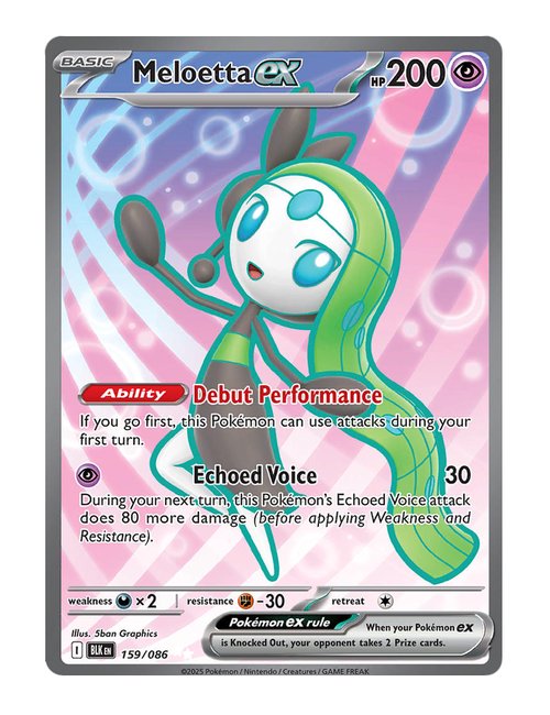 Meloetta ex #159/086 - Black Bolt
