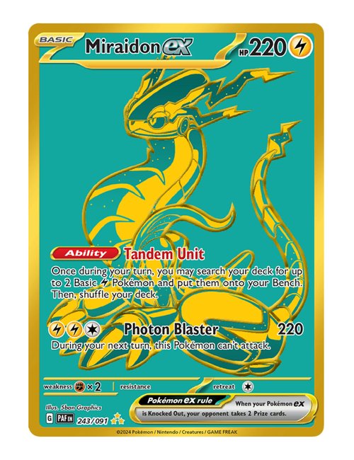 Miraidon ex #243/091 - Paldean Fates